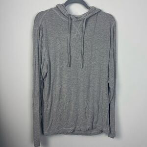 CHUBBIES | Long Sleeve Gray Hooded Shirt Stretch Men’s Size Medium
